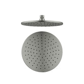 Nero Round 250mm Shower Rose - Gun Metal Grey